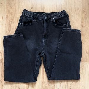Black Lightwash Mom Jeans by Wild Fable!